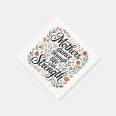 Serviette En Papier Mothers Dance Through Life With Strength (Coin)