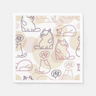 Serviette En Papier Motif