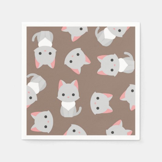 Serviette En Papier Motif (Devant)