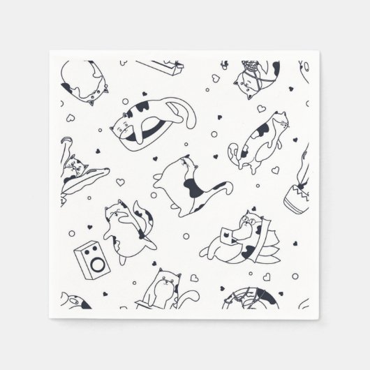 Serviette En Papier Motif (Devant)