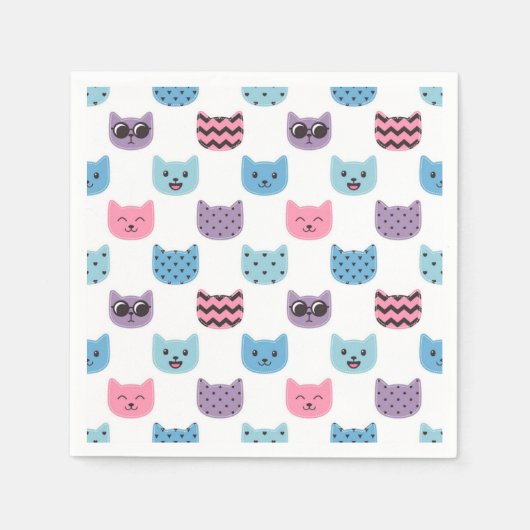 Serviette En Papier Motif (Devant)