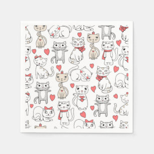 Serviette En Papier Motif