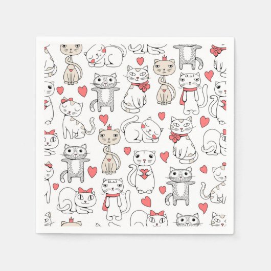 Serviette En Papier Motif (Devant)