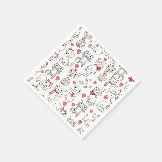 Serviette En Papier Motif (Coin)