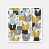 Serviette En Papier Motif (Devant)