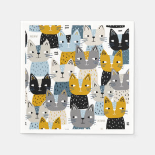Serviette En Papier Motif