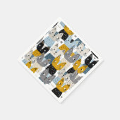 Serviette En Papier Motif (Coin)