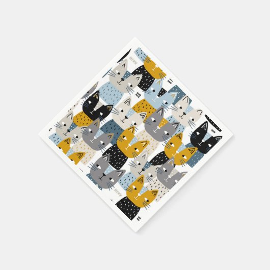 Serviette En Papier Motif (Coin)