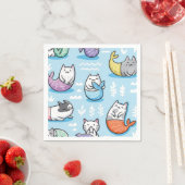 Serviette En Papier Motif (En situation)