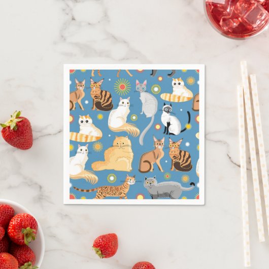 Serviette En Papier Motif (En situation)