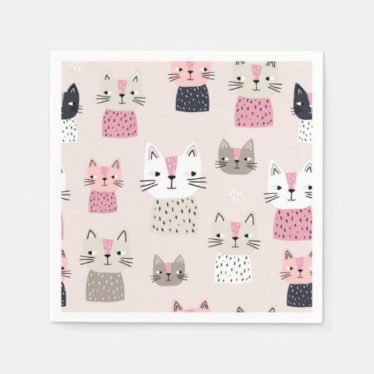 Serviette En Papier Motif (Devant)