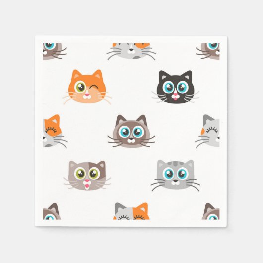 Serviette En Papier Motif (Devant)