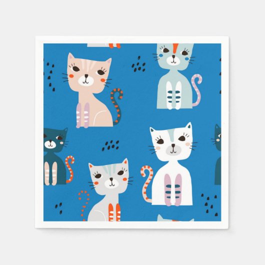 Serviette En Papier Motif (Devant)