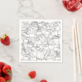 Serviette En Papier Motif (En situation)