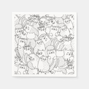 Serviette En Papier Motif