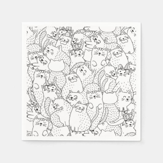 Serviette En Papier Motif (Devant)