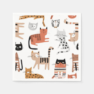 Serviette En Papier Motif