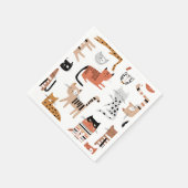 Serviette En Papier Motif (Coin)