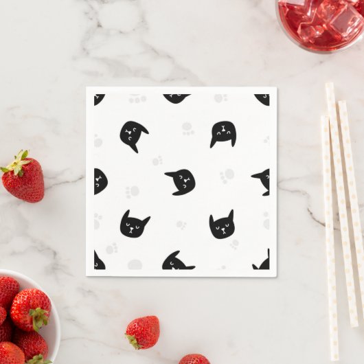 Serviette En Papier Motif (En situation)