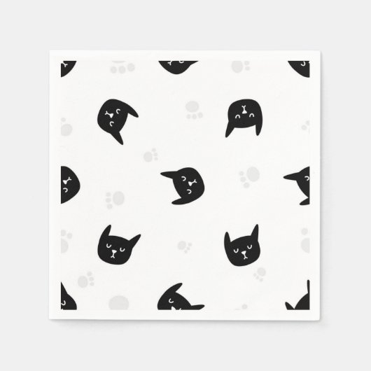 Serviette En Papier Motif (Devant)