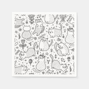 Serviette En Papier Motif