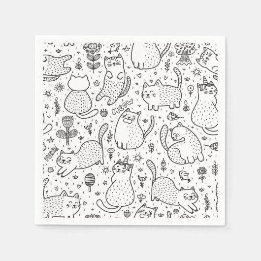 Serviette En Papier Motif (Devant)