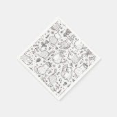 Serviette En Papier Motif (Coin)