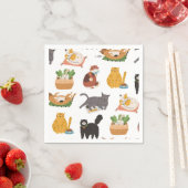Serviette En Papier Motif (En situation)
