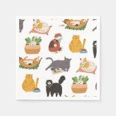 Serviette En Papier Motif (Devant)