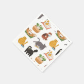 Serviette En Papier Motif (Coin)