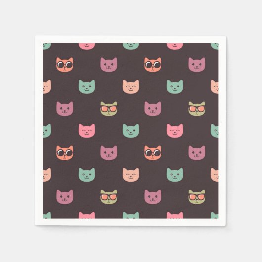 Serviette En Papier Motif (Devant)