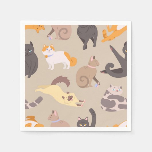 Serviette En Papier Motif (Devant)