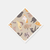 Serviette En Papier Motif (Coin)