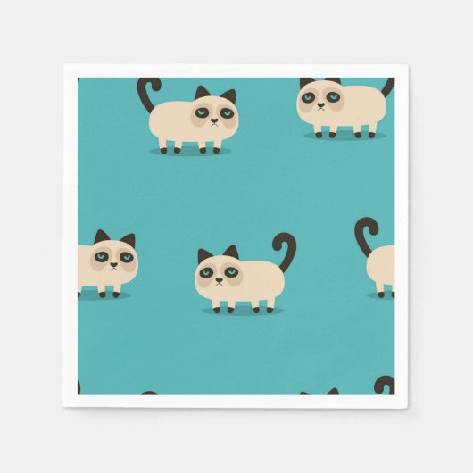 Serviette En Papier Motif (Devant)