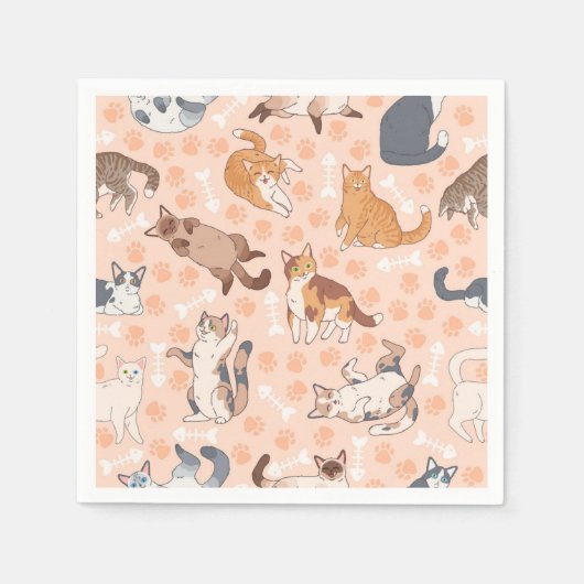 Serviette En Papier Motif (Devant)