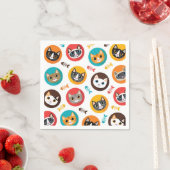 Serviette En Papier Motif (En situation)