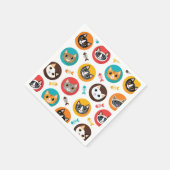 Serviette En Papier Motif (Coin)