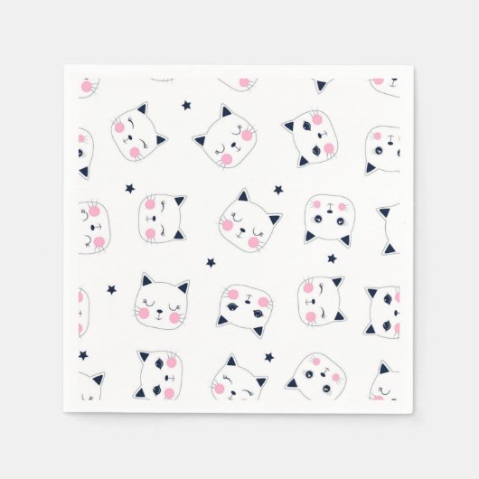Serviette En Papier Motif (Devant)