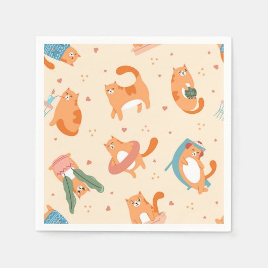 Serviette En Papier Motif (Devant)