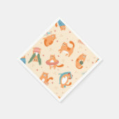 Serviette En Papier Motif (Coin)
