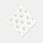 Serviette En Papier Motif (Coin)