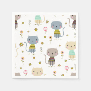 Serviette En Papier Motif