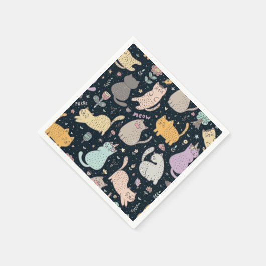 Serviette En Papier Motif (Coin)