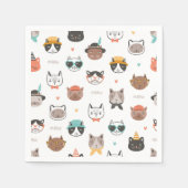 Serviette En Papier Motif (Devant)