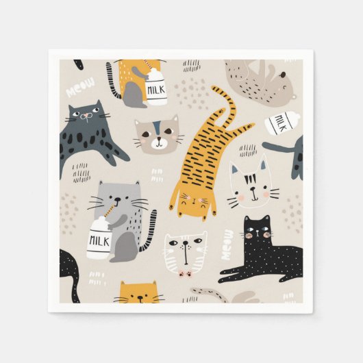 Serviette En Papier Motif (Devant)