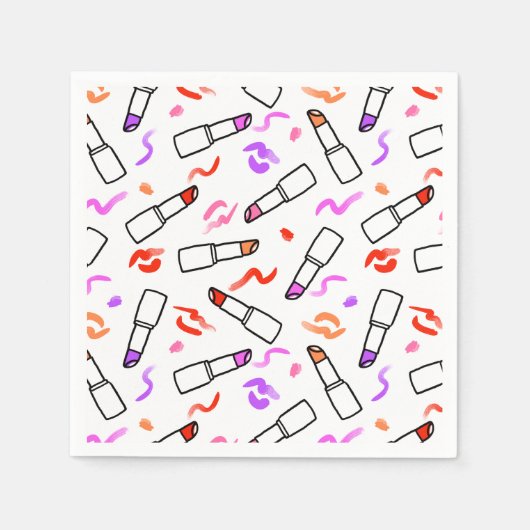 Serviette En Papier Motif (Devant)