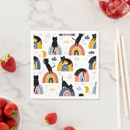 Serviette En Papier Motif (En situation)