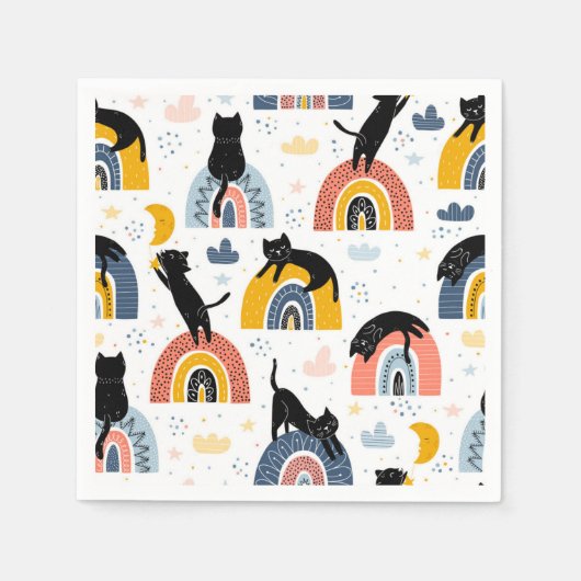 Serviette En Papier Motif (Devant)