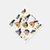 Serviette En Papier Motif (Coin)