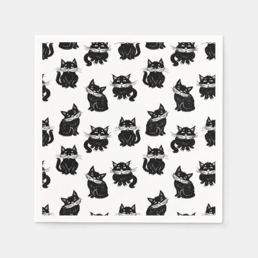 Serviette En Papier Motif (Devant)